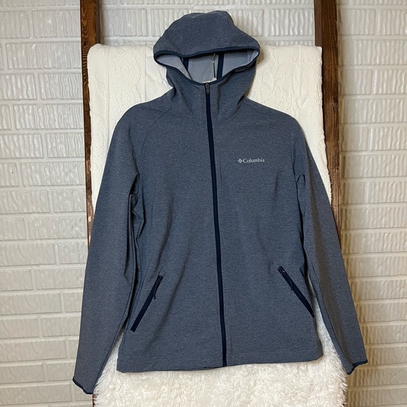 Columbia Jackets & Blazers - Columbia Women’s M Miller Peak Softshell Gray Jacket Size Small